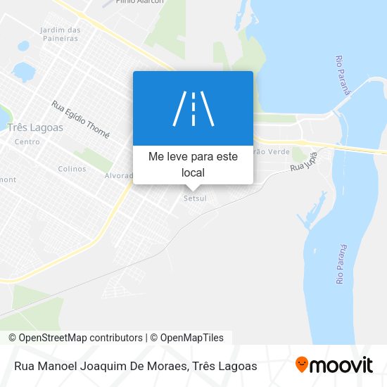 Rua Manoel Joaquim De Moraes mapa