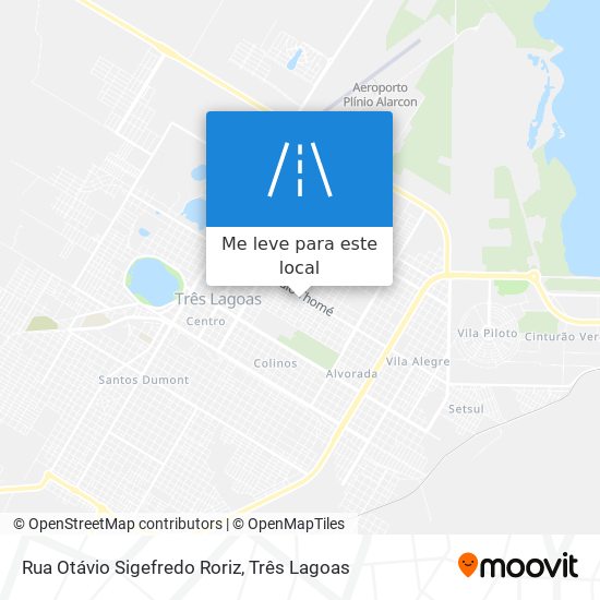 Rua Otávio Sigefredo Roriz mapa