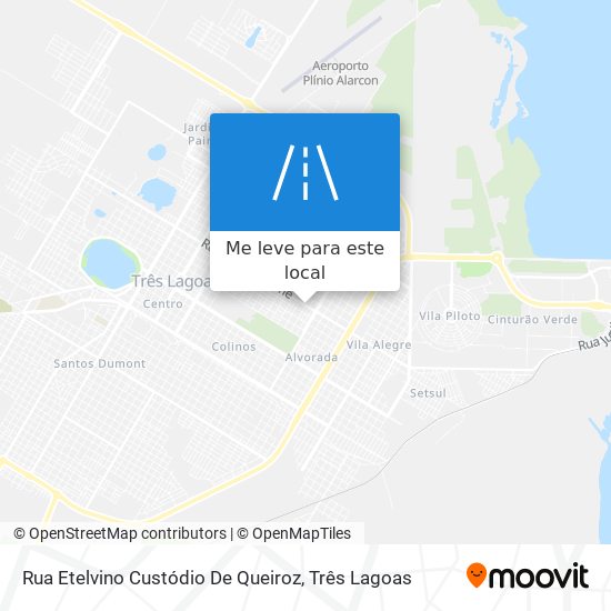 Rua Etelvino Custódio De Queiroz mapa