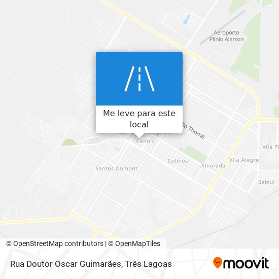 Rua Doutor Oscar Guimarães mapa