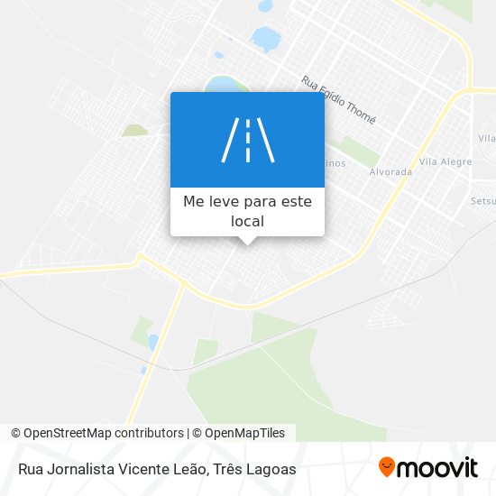 Rua Jornalista Vicente Leão mapa