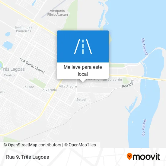 Rua 9 mapa