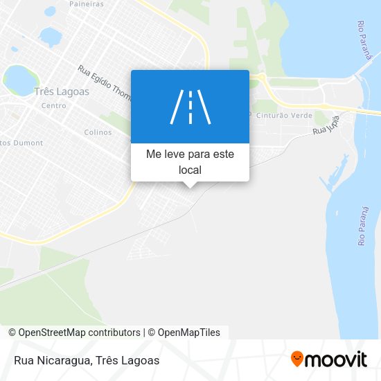 Rua Nicaragua mapa