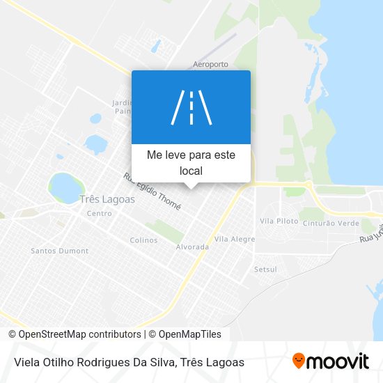 Viela Otilho Rodrigues Da Silva mapa
