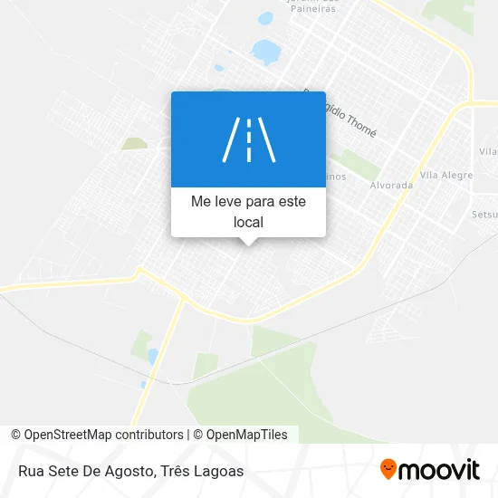 Rua Sete De Agosto mapa