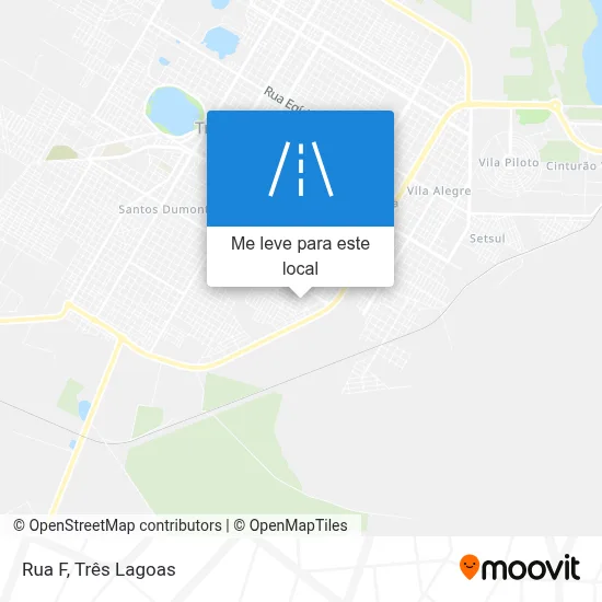 Rua F mapa