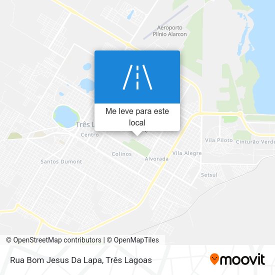 Rua Bom Jesus Da Lapa mapa
