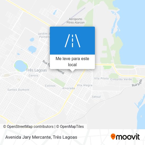 Avenida Jary Mercante mapa