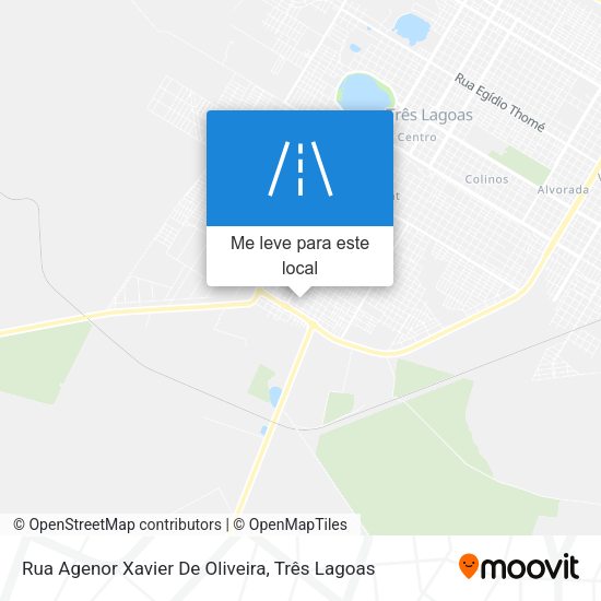 Rua Agenor Xavier De Oliveira mapa