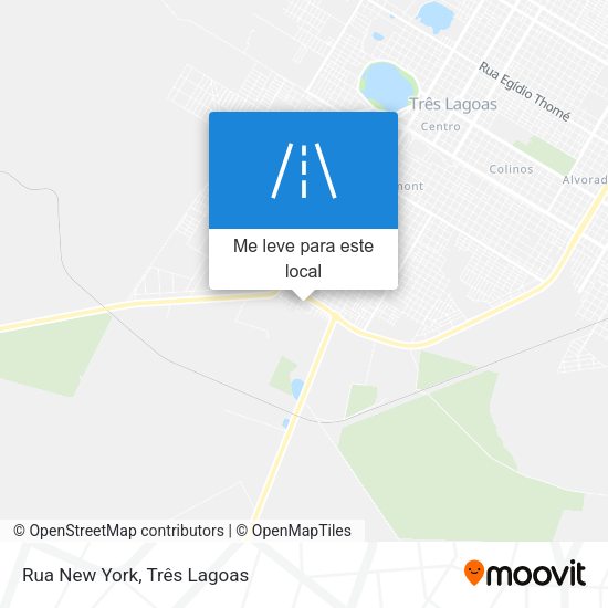 Rua New York mapa