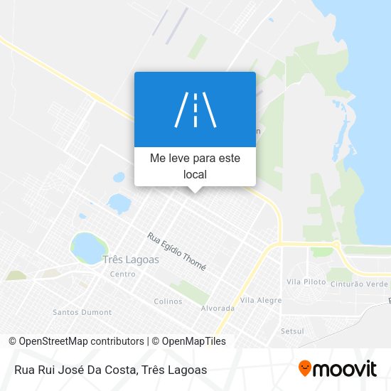Rua Rui José Da Costa mapa