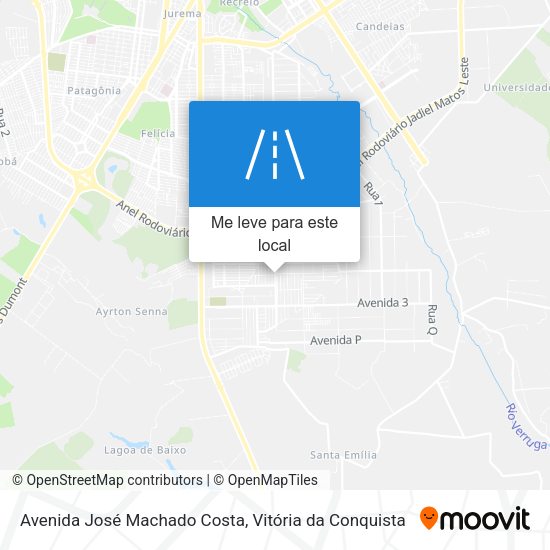 Avenida José Machado Costa mapa