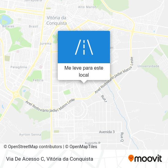 Via De Acesso C mapa