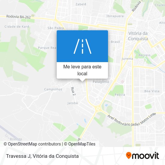 Travessa J mapa