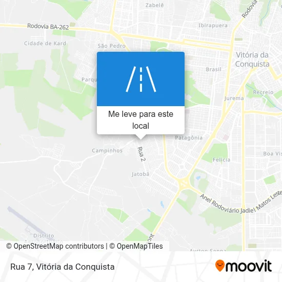 Rua 7 mapa