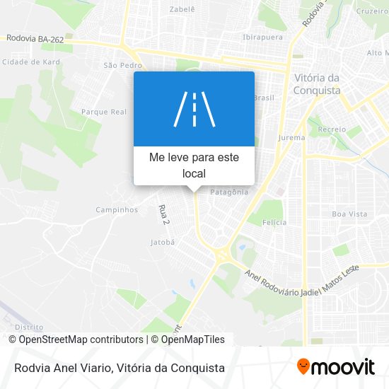Rodvia Anel Viario mapa
