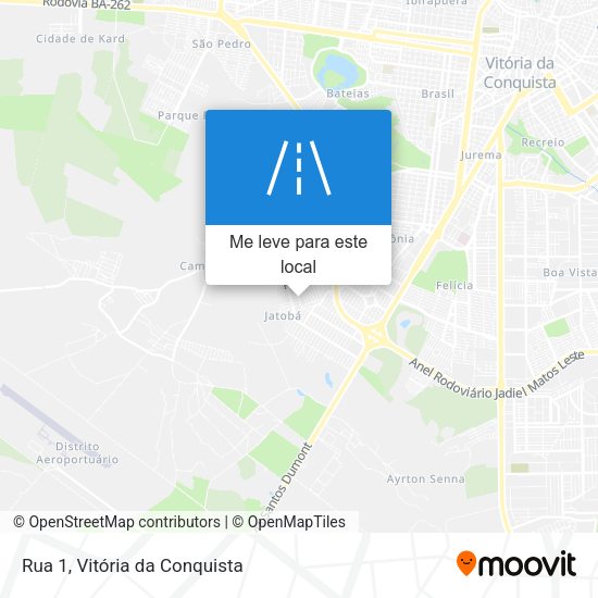 Rua 1 mapa