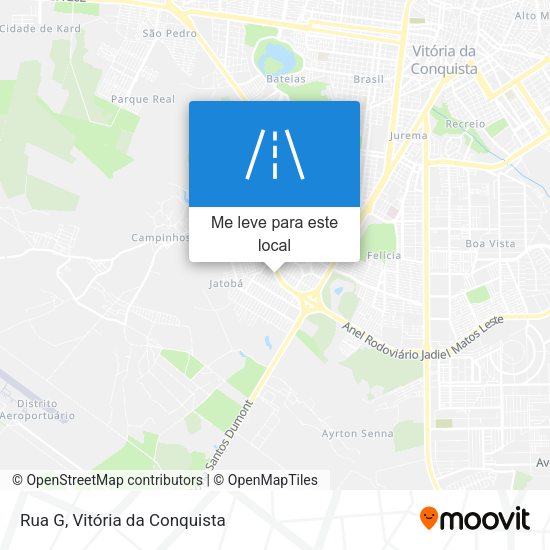 Rua G mapa