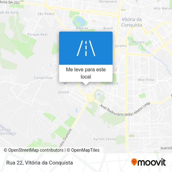 Rua 22 mapa