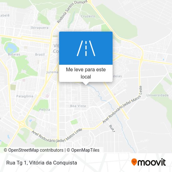 Rua Tg 1 mapa