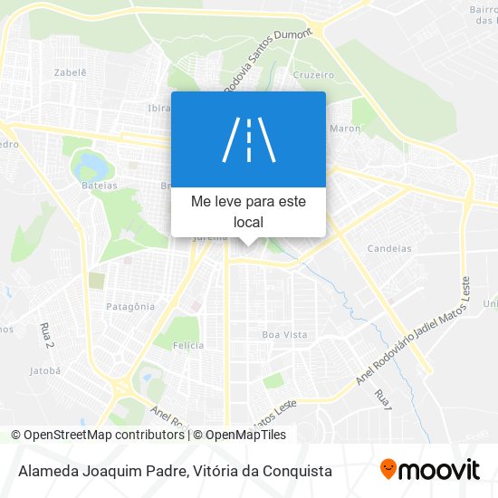 Alameda Joaquim Padre mapa