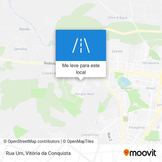 Rua Um mapa