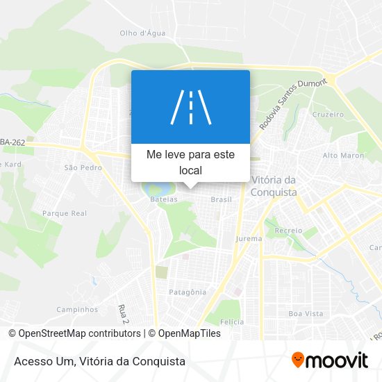 Acesso Um mapa