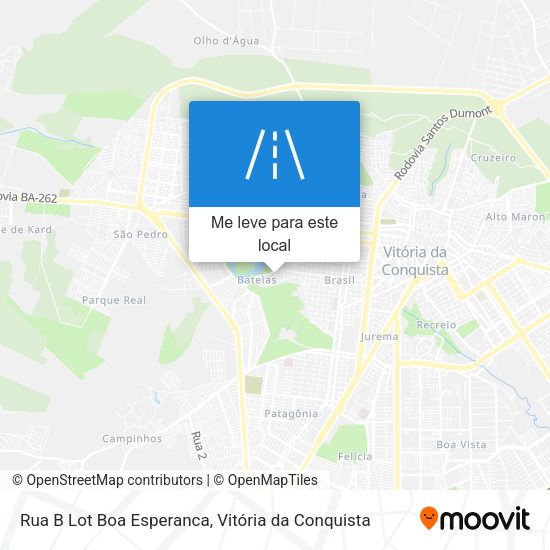 Rua B Lot Boa Esperanca mapa