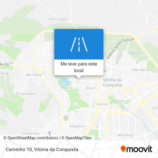 Caminho 10 mapa