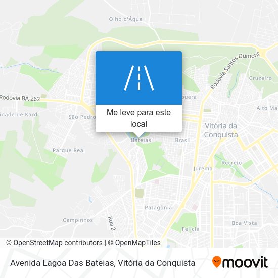 Avenida Lagoa Das Bateias mapa