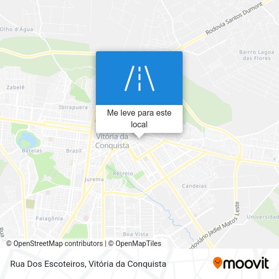 Rua Dos Escoteiros mapa