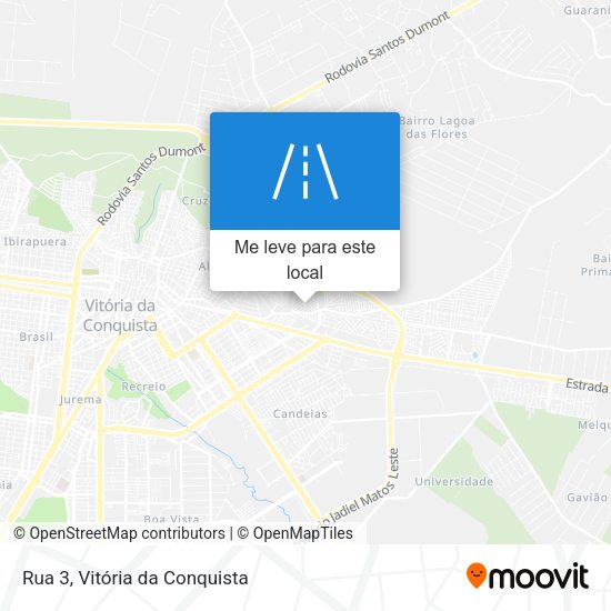 Rua 3 mapa