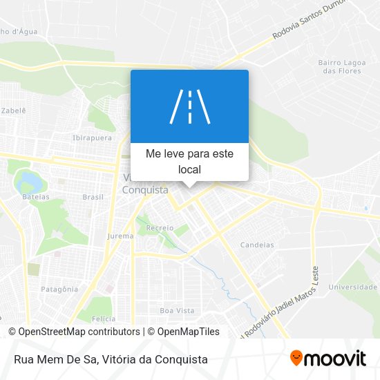 Rua Mem De Sa mapa