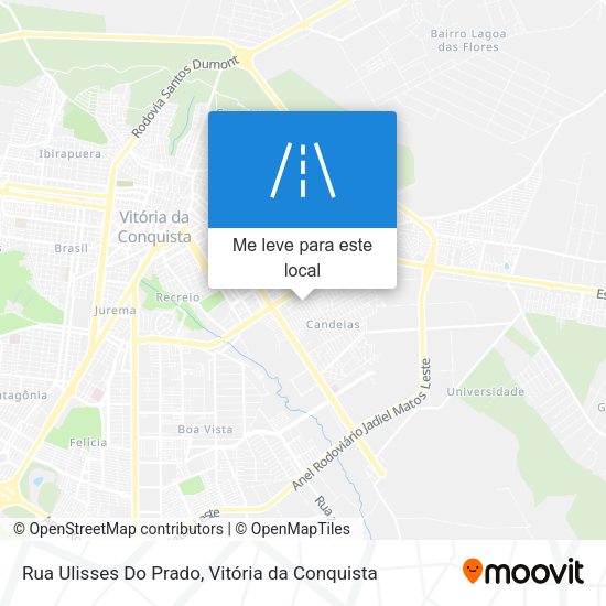 Rua Ulisses Do Prado mapa