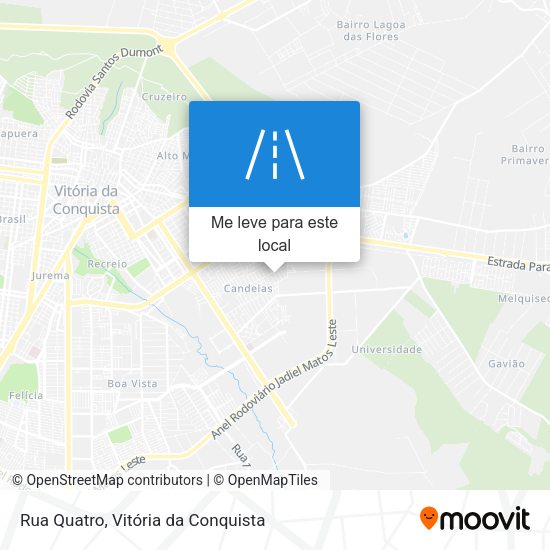 Rua Quatro mapa