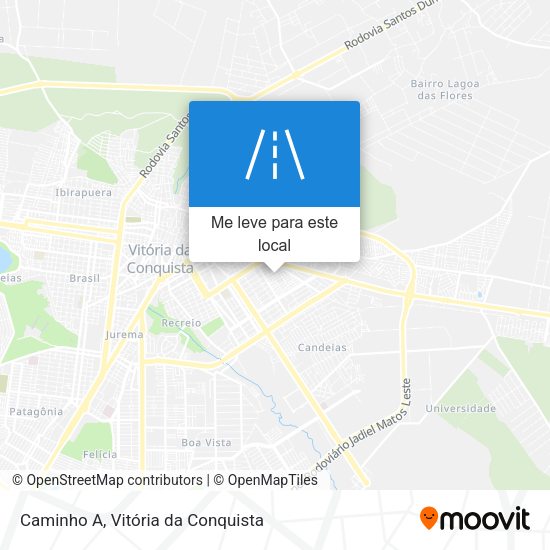 Caminho A mapa