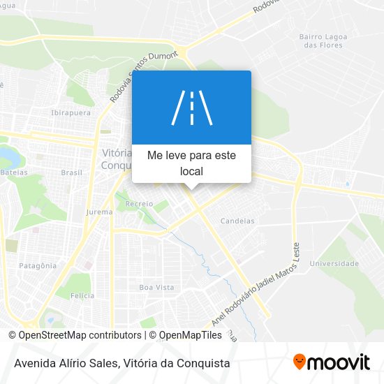 Avenida Alírio Sales mapa