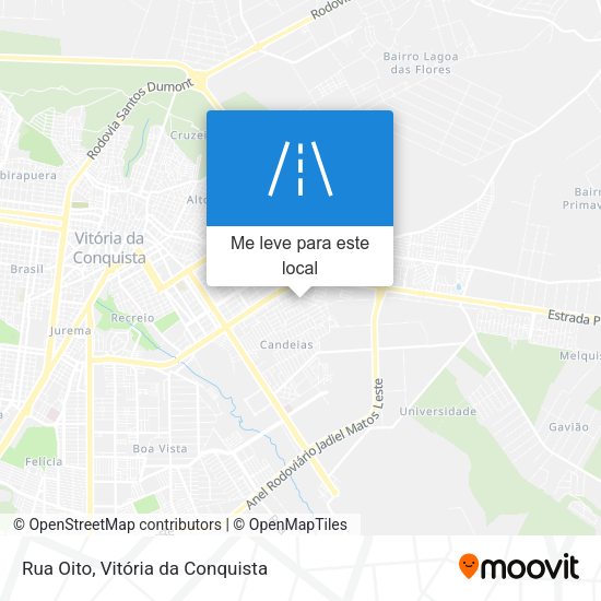 Rua Oito mapa