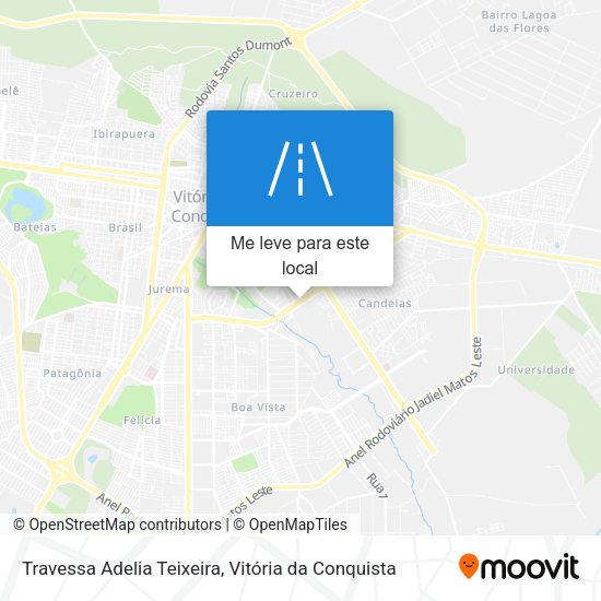 Travessa Adelia Teixeira mapa