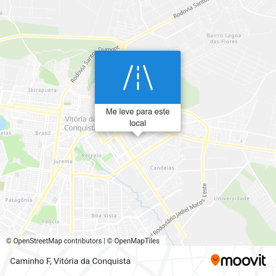 Caminho F mapa