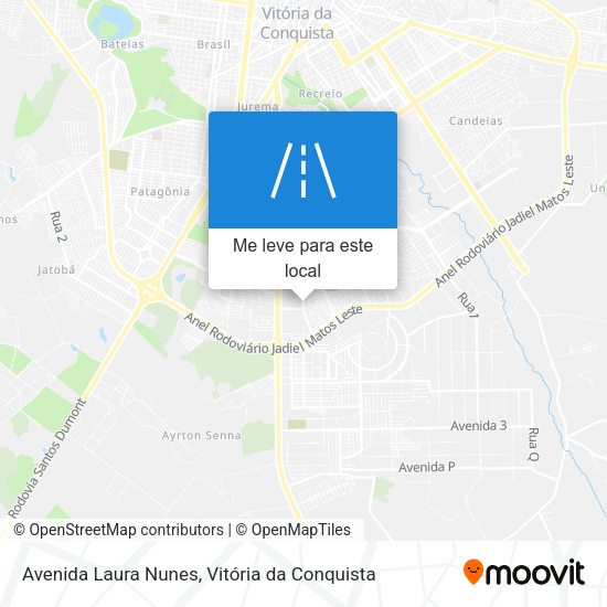 Avenida Laura Nunes mapa