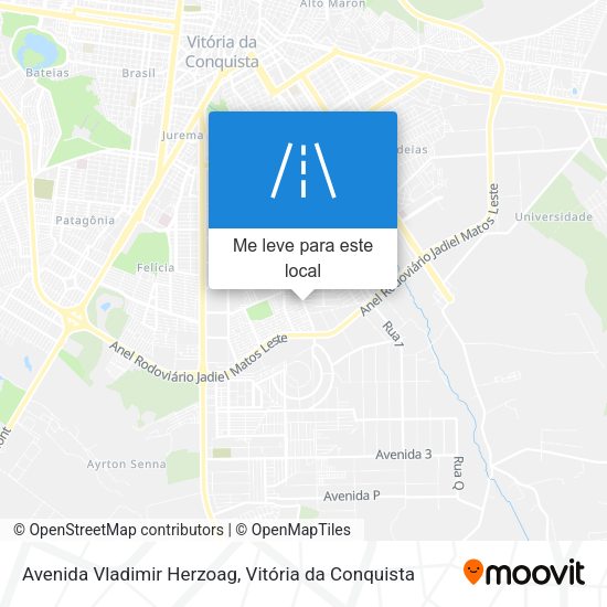 Avenida Vladimir Herzoag mapa
