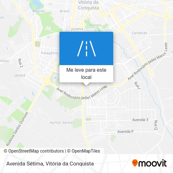 Avenida Sétima mapa