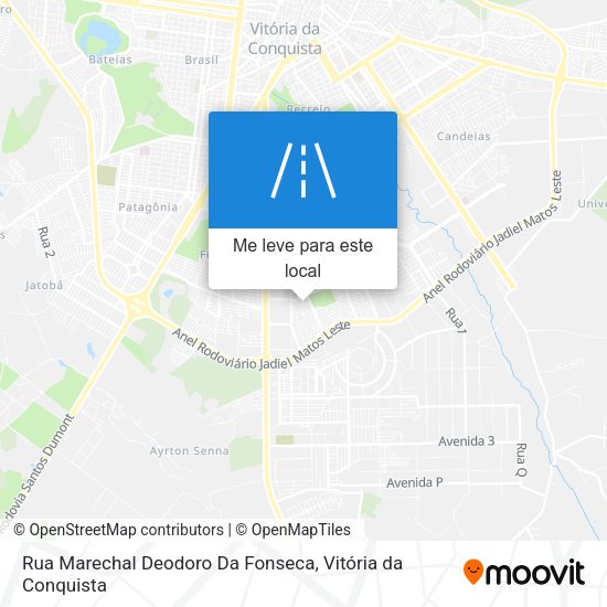 Rua Marechal Deodoro Da Fonseca mapa