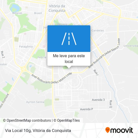 Via Local 10g mapa