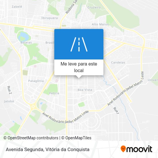 Avenida Segunda mapa