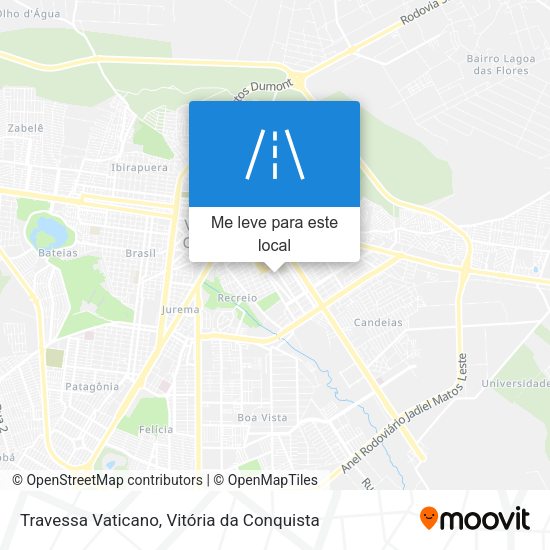 Travessa Vaticano mapa