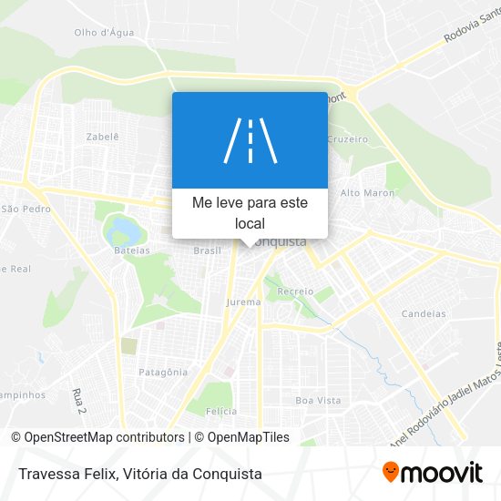 Travessa Felix mapa
