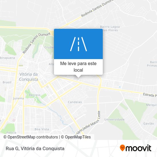 Rua G mapa