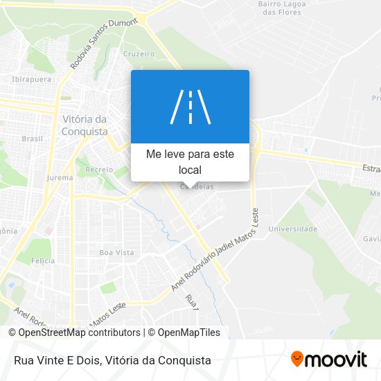 Rua Vinte E Dois mapa